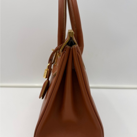 HIGH-CLASS by Claudio Budel 1971 MILANO 30 Bag in Gold Brown • Made in ITALY - Picture 4 of 16